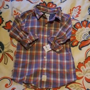 Boys size 4/5 button down dress shirt NWT